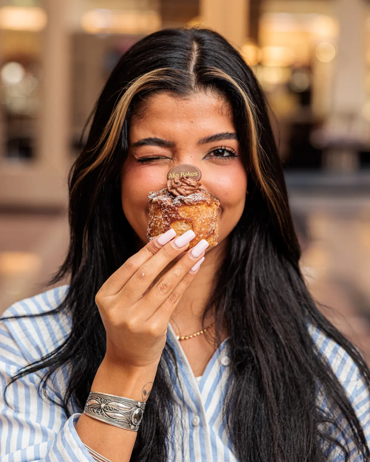 A guest at alia Bakes